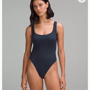 Lululemon Wundermost Ultra-Soft Nulu Square-Neck Sleeveless Bodysuit